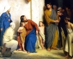 Maleri af Jesus der velsigner børnene